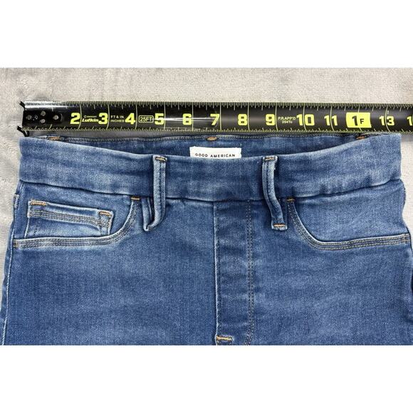 Good American Women’s Size 2 Pull-On Skinny Jeans – Good Condition STYLE GLV478T - Picture 3 of 11